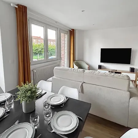 Aux Portes De Lille, Grand T3 Avec Balcon Et Wi-fi Loos
