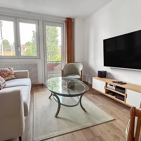 Aux Portes De Lille, Grand T3 Avec Balcon Et Wi-fi Apartamento